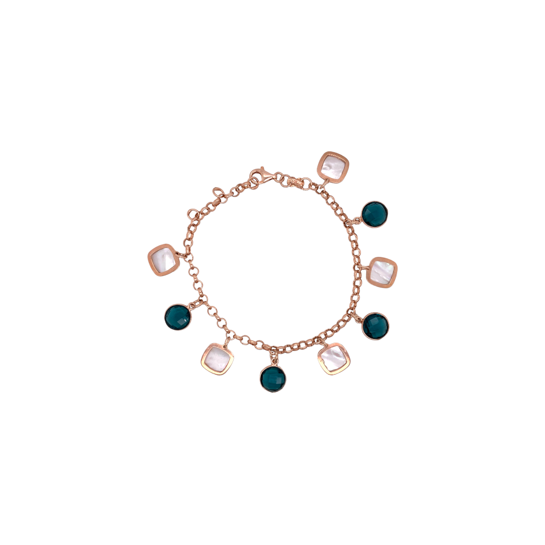 Mother of Pearl & Cubic Zirconia
