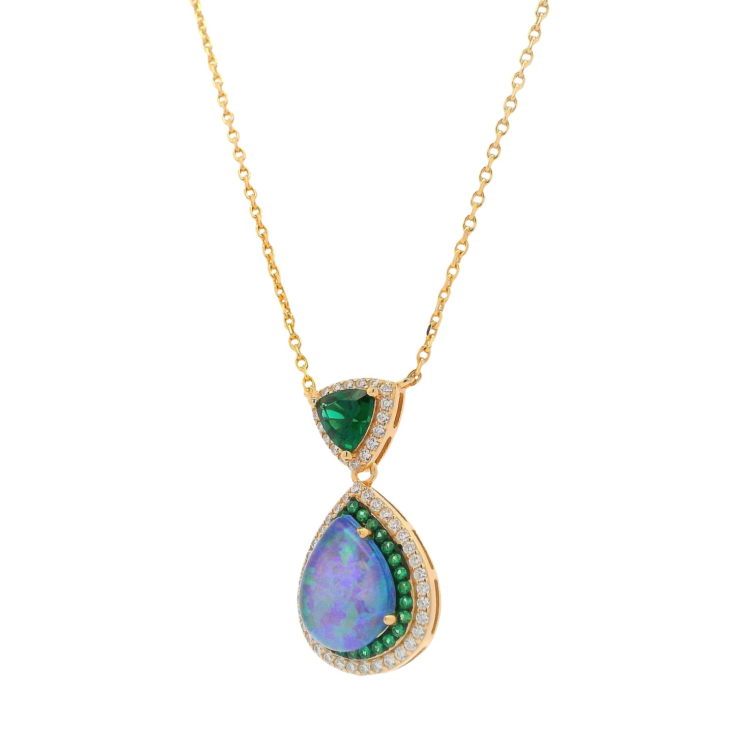 Opalite & Cubic Zirconia
