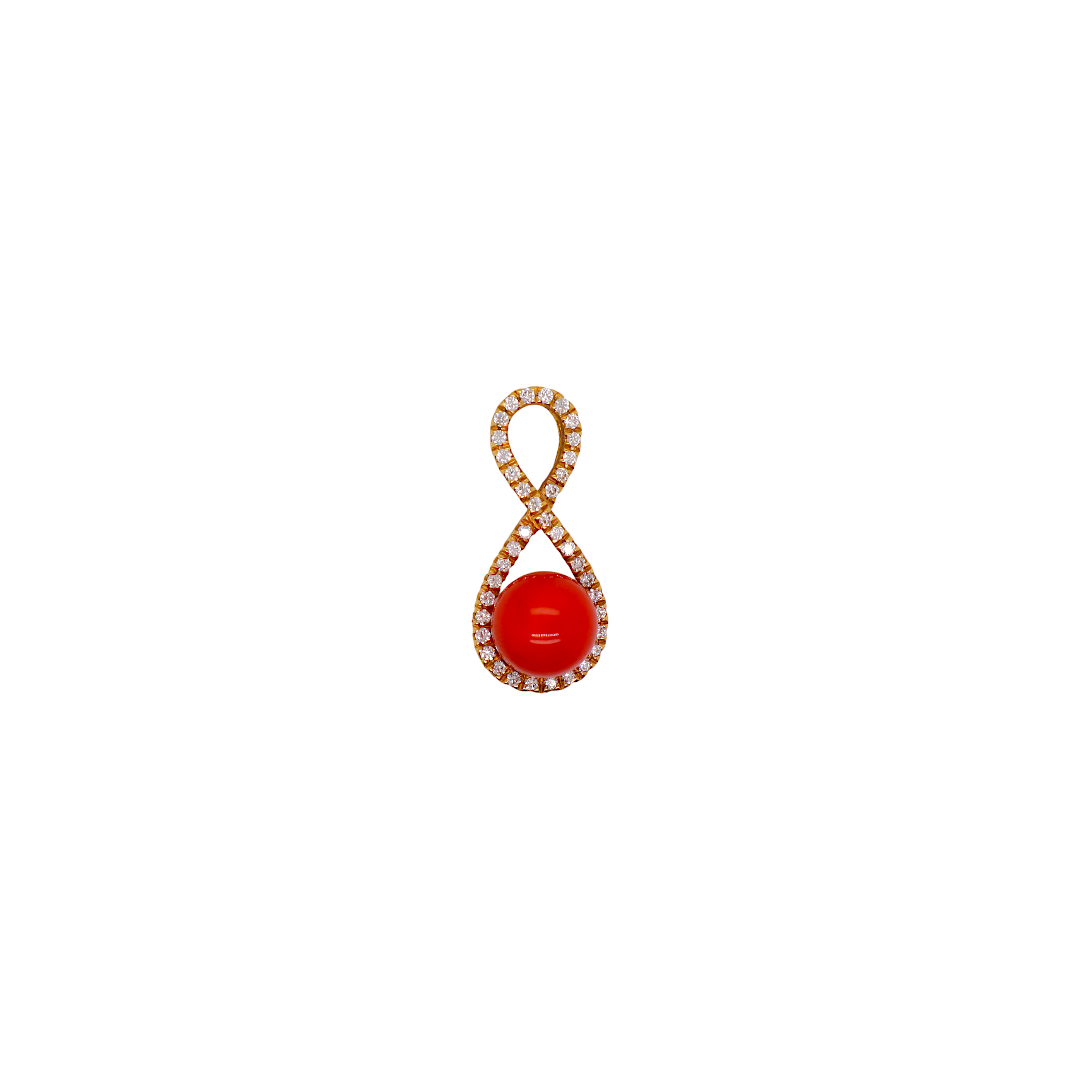 Red Coral & Diamond