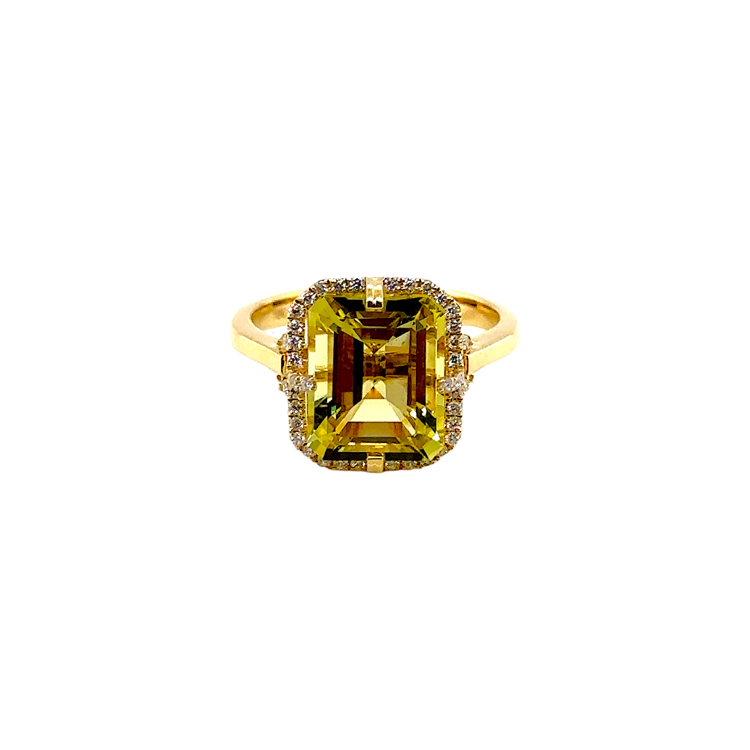 Diamond & Lemon Quartz