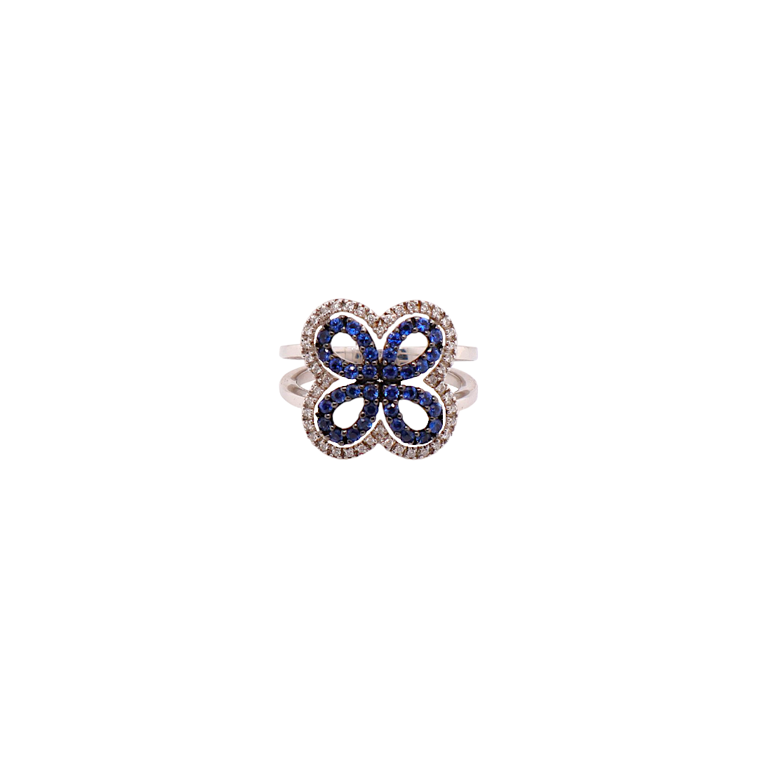 Blue Sapphire & Diamond