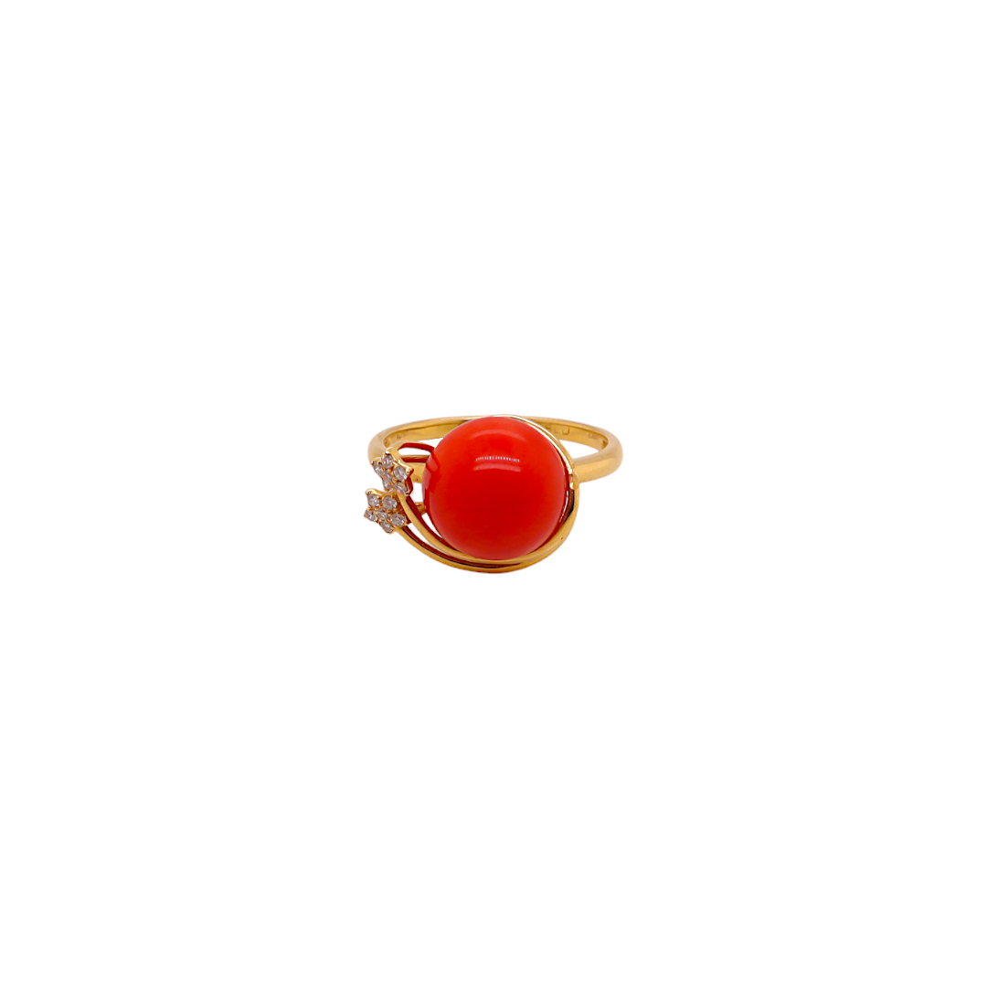 Red Coral & Diamond