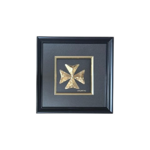 Gold leaf Maltese Cross