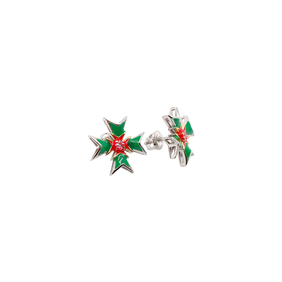 Enamel Earrings