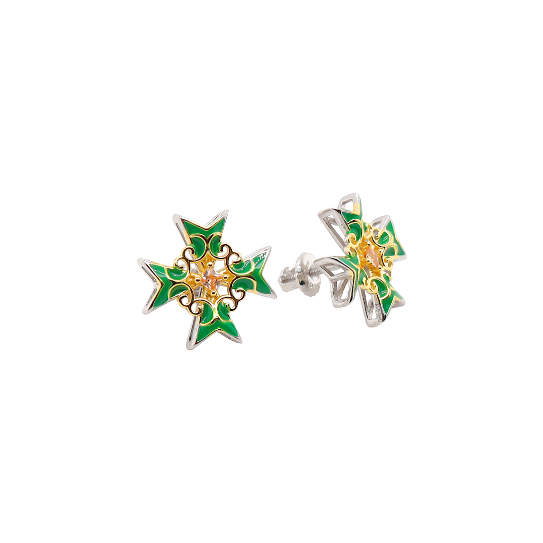 Enamel Earrings