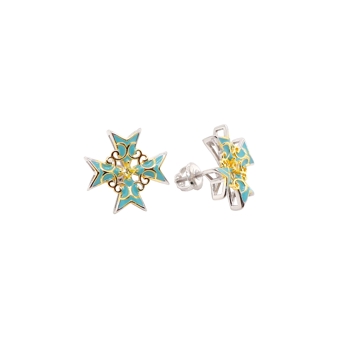 Enamel Earrings
