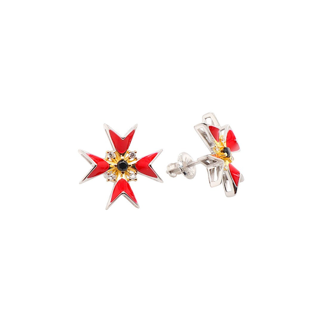 Enamel Earrings