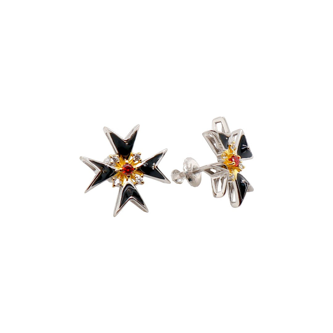 Enamel Earrings