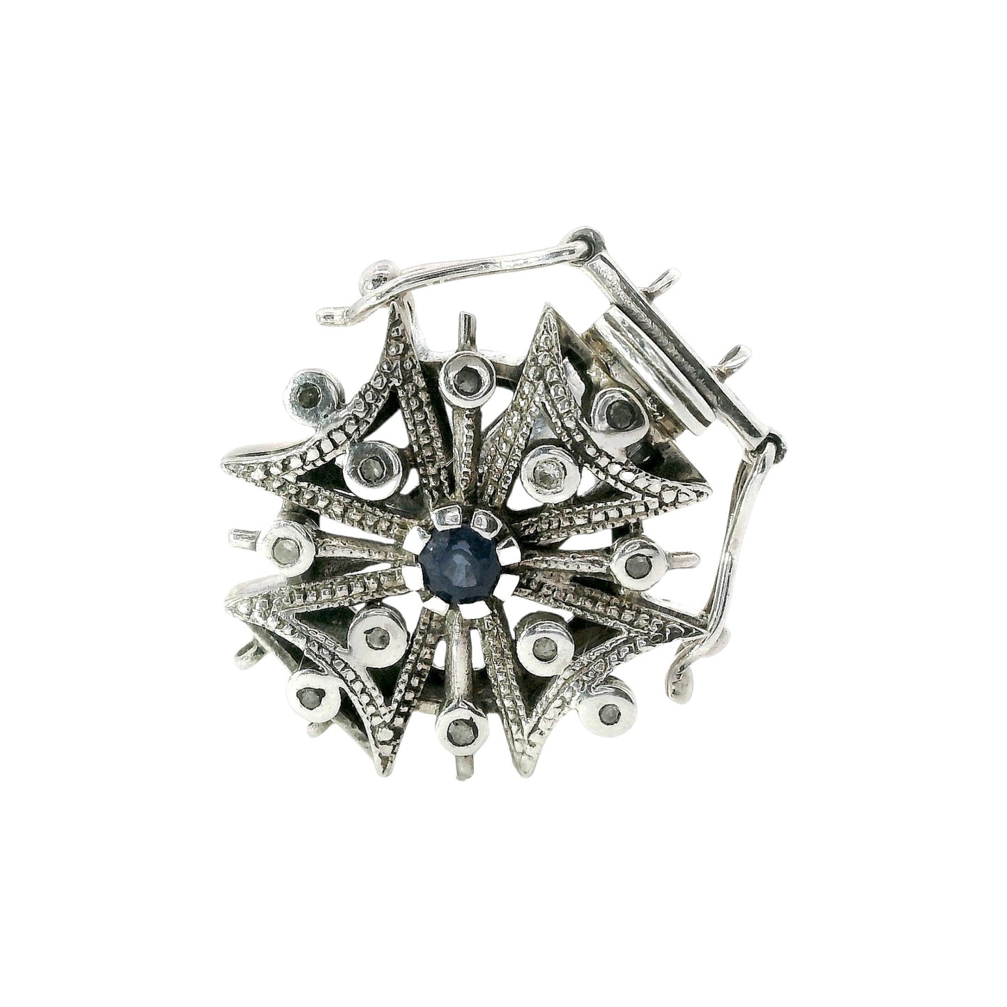 Sapphire & Diamond Clasp