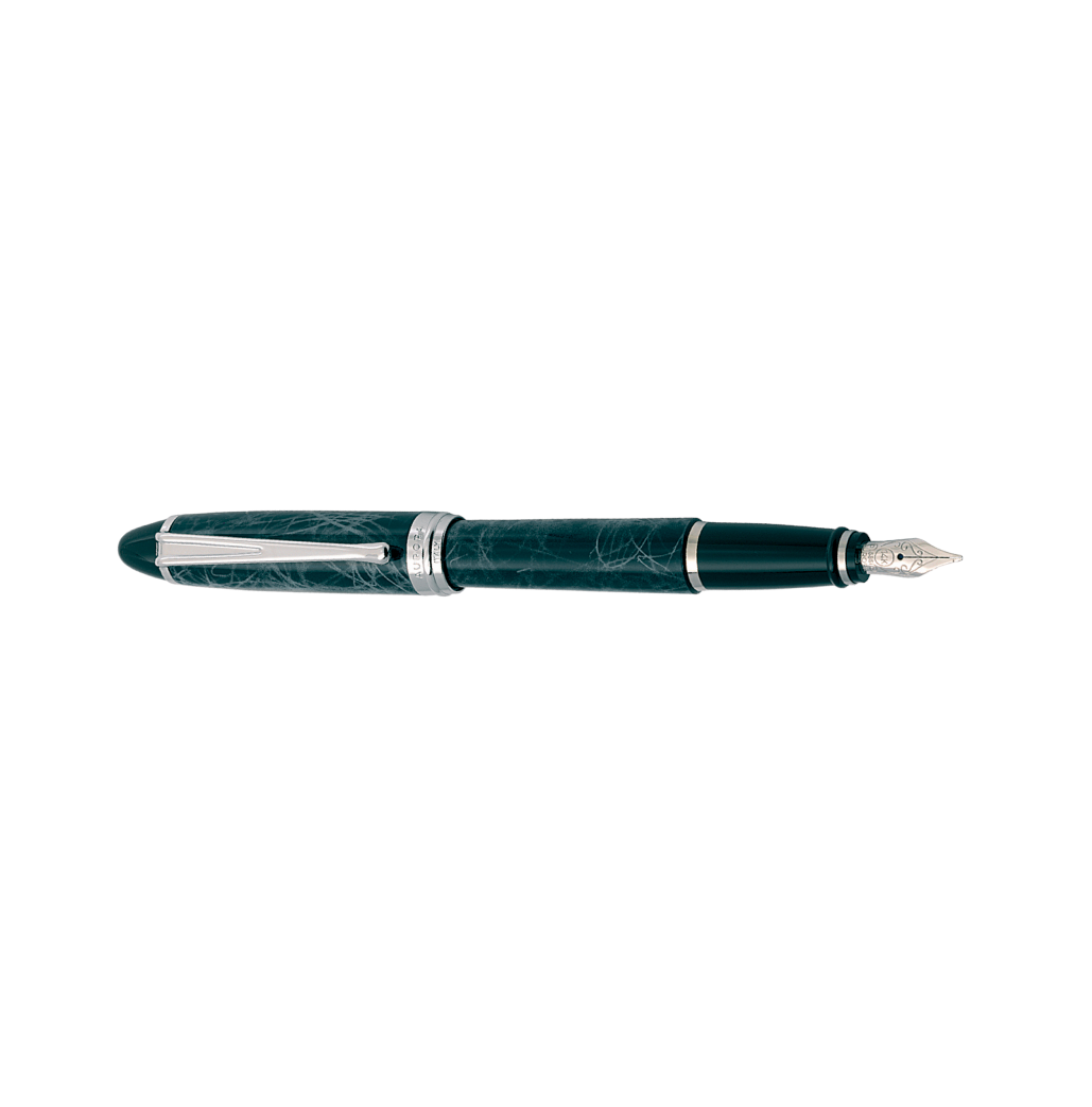 Aurora Ipsilon Lacca 14K Black/Green - Fountain