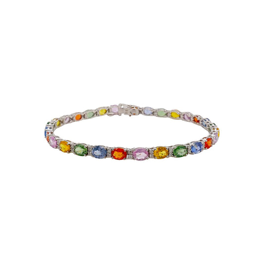 Diamond & Multi Colour Sapphire