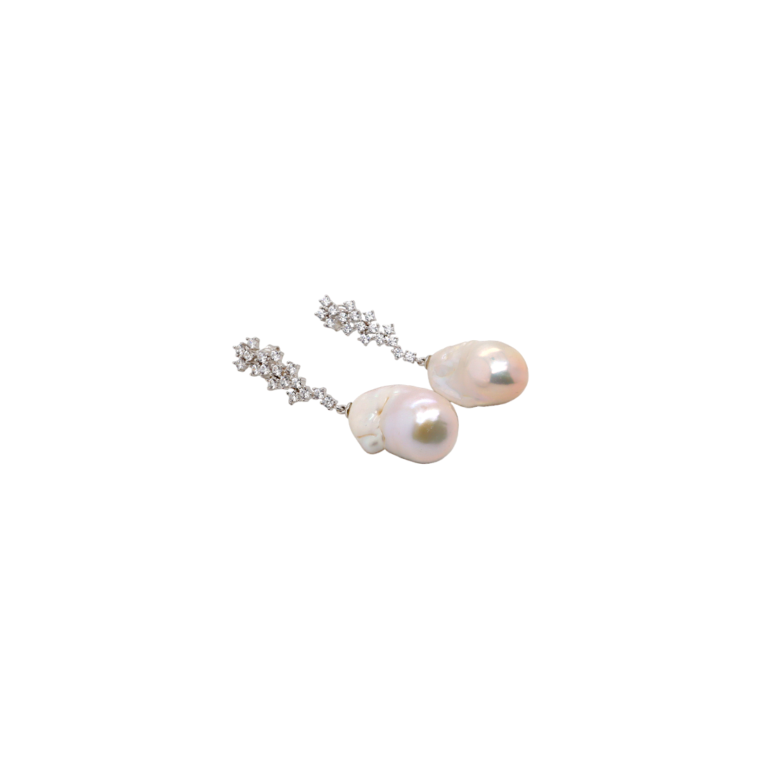 Freshwater Pearls & Cubic Zirconia