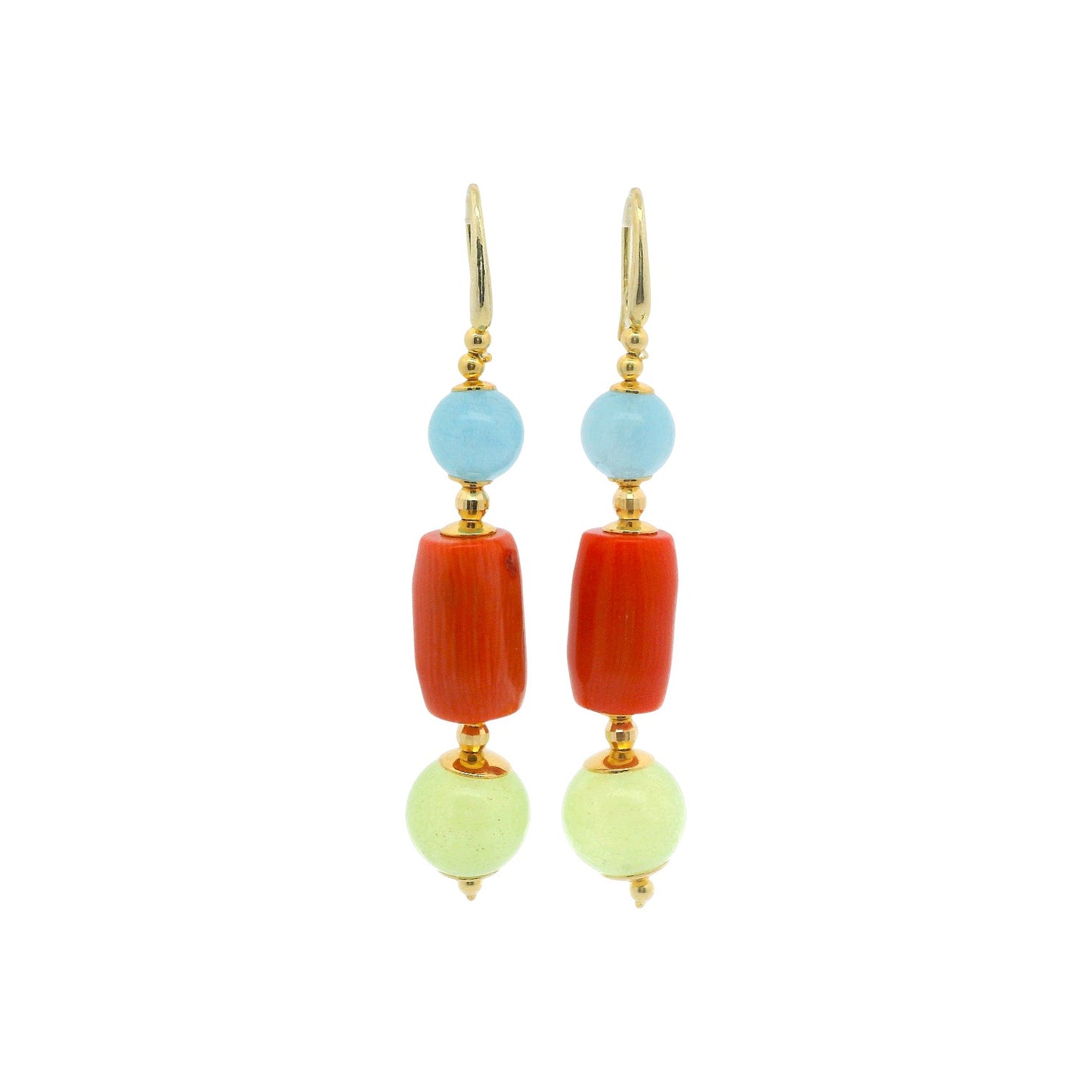 Aquamarine, Agate & Bamboo Coral