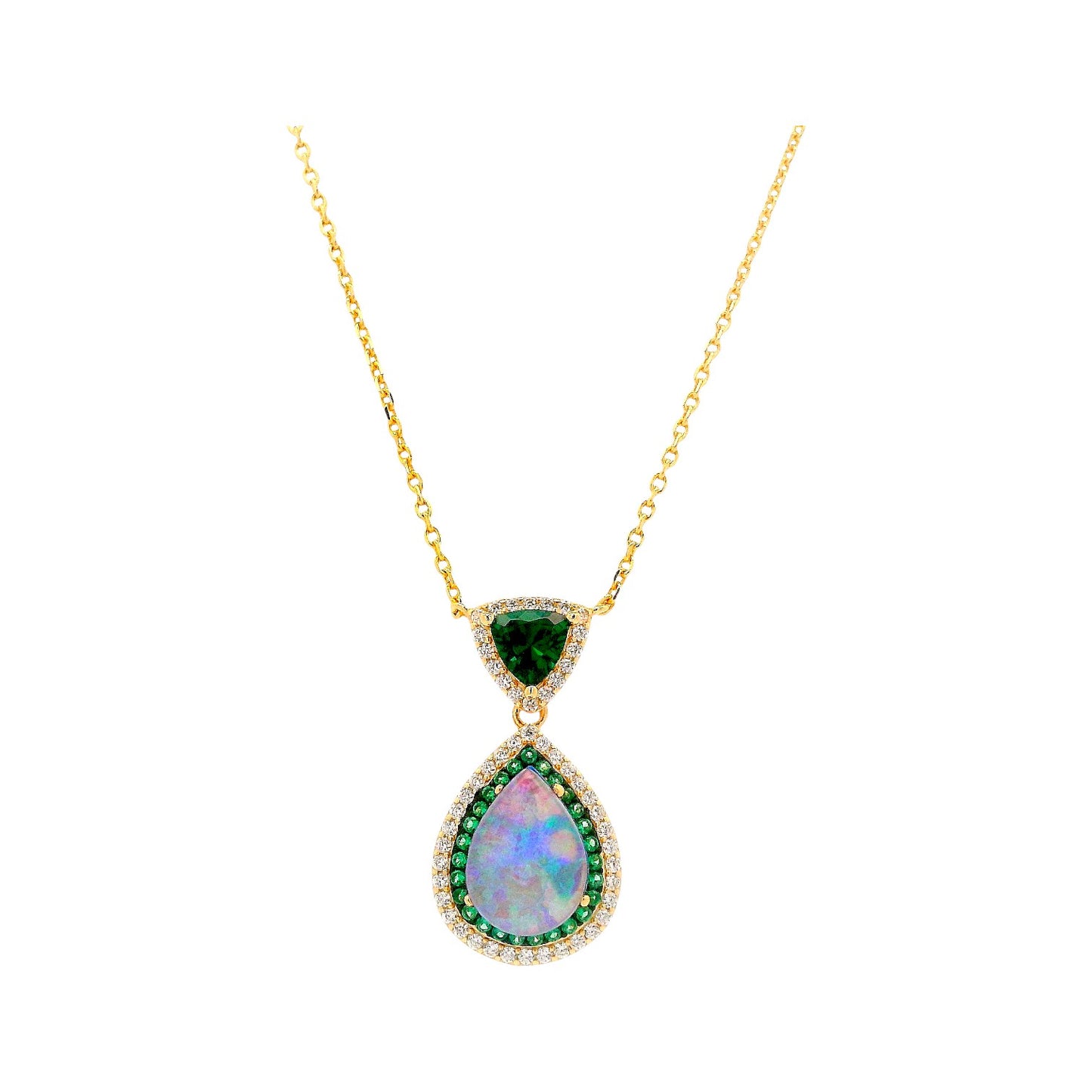 Opalite & Cubic Zirconia