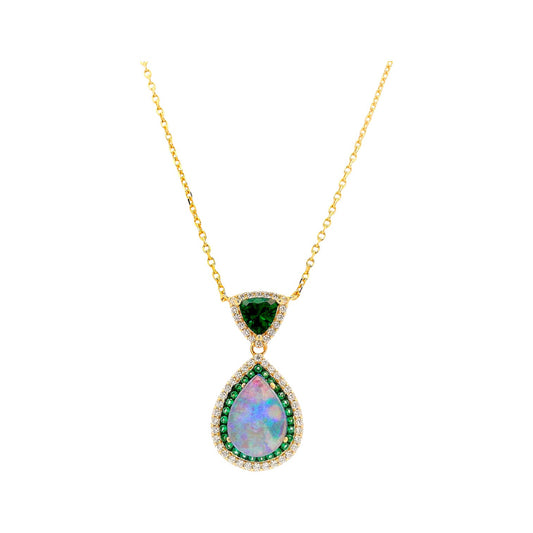 Opalite & Cubic Zirconia