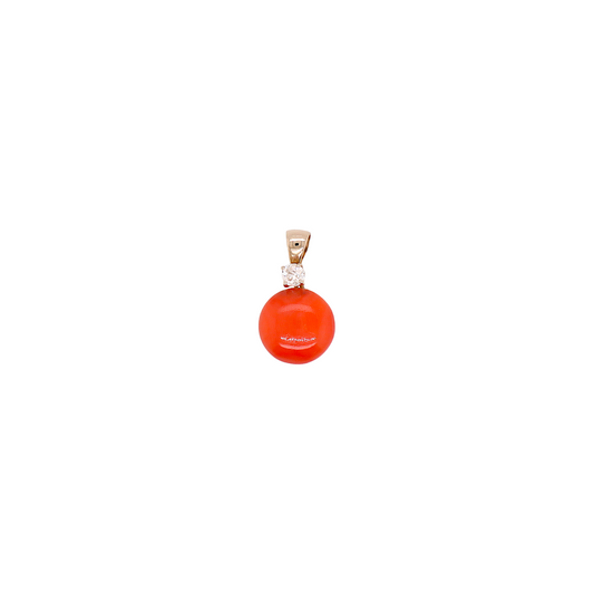 Red Coral & Diamond