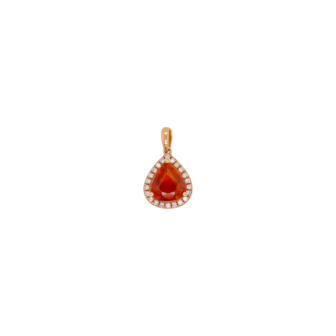 Diamond & Mandarine Garnet