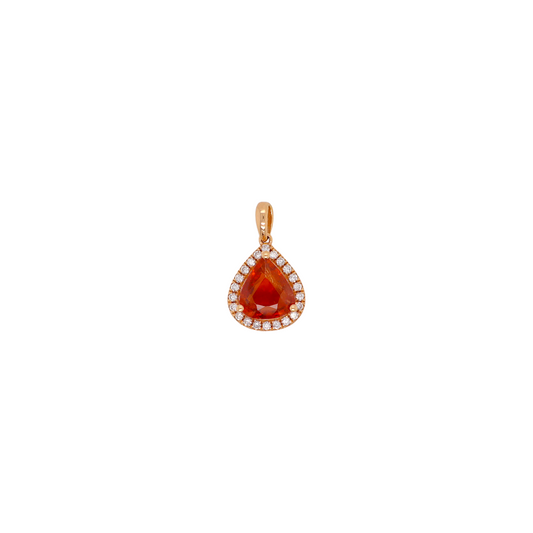 Diamond & Mandarine Garnet