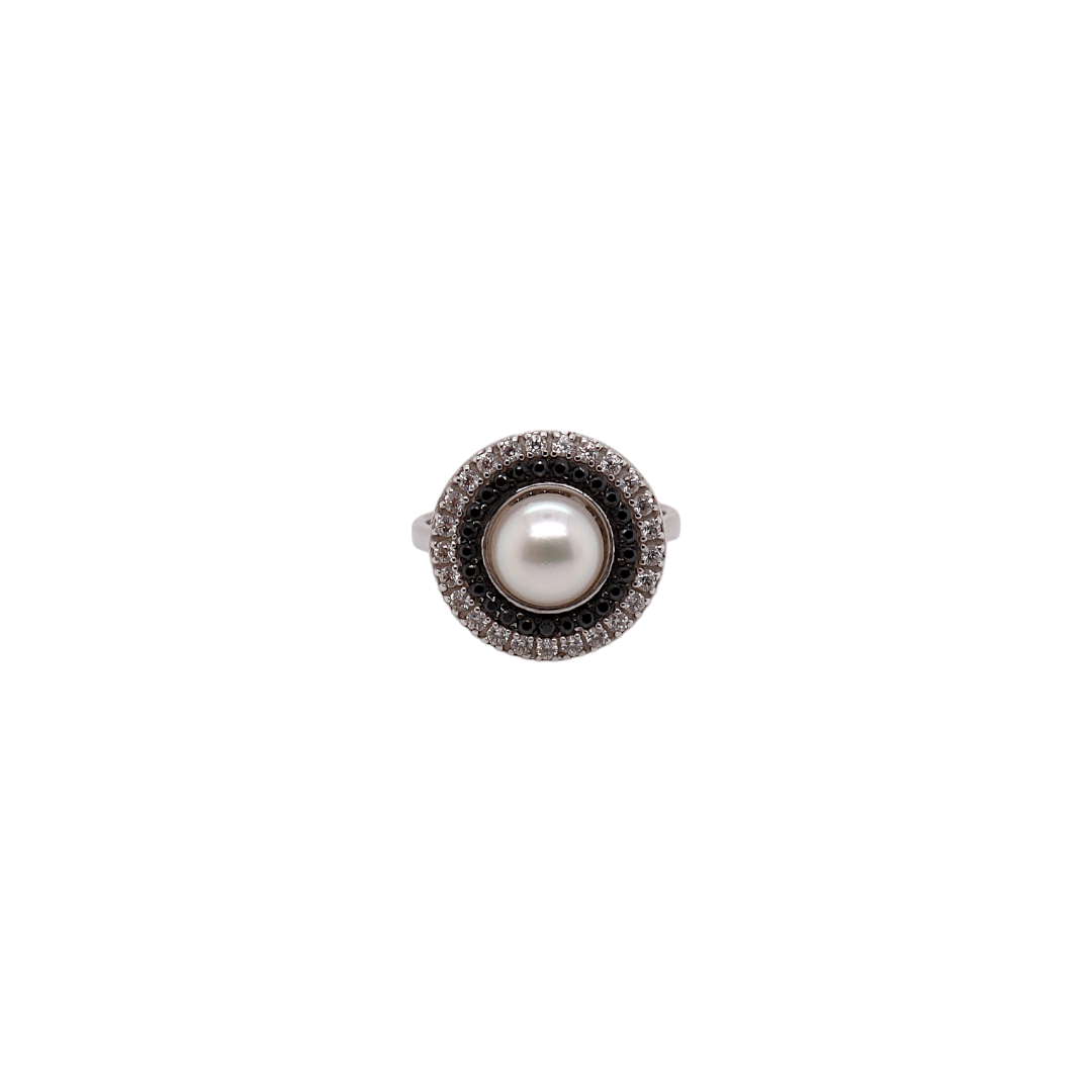 Akoya Pearl & Cubic Zirconia