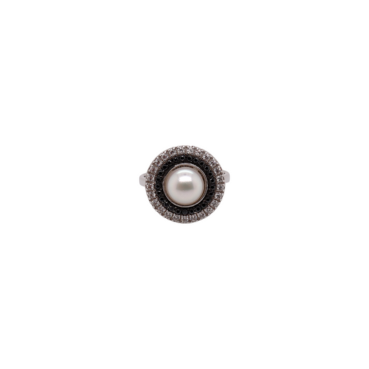 Akoya Pearl & Cubic Zirconia