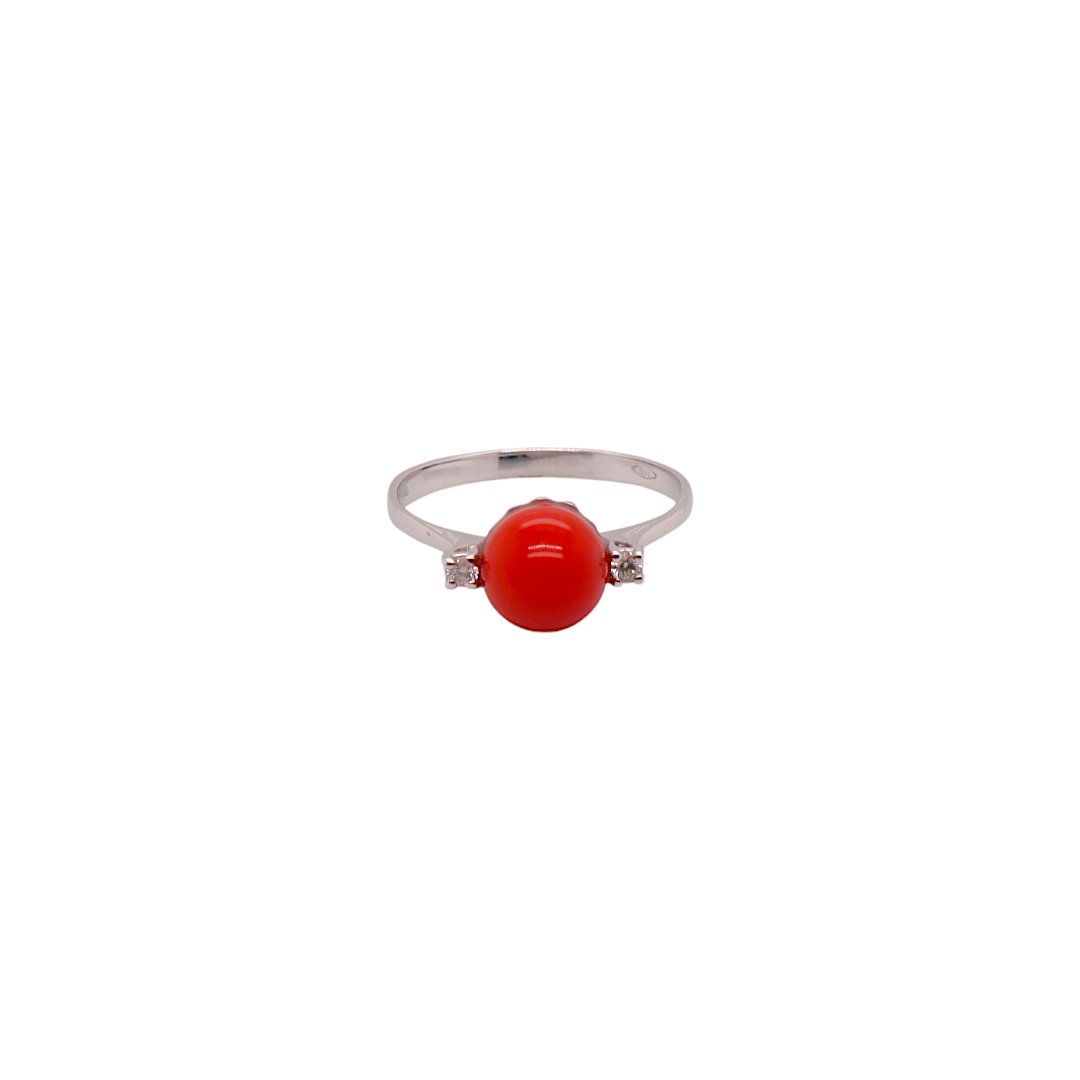 Red Coral & Diamond
