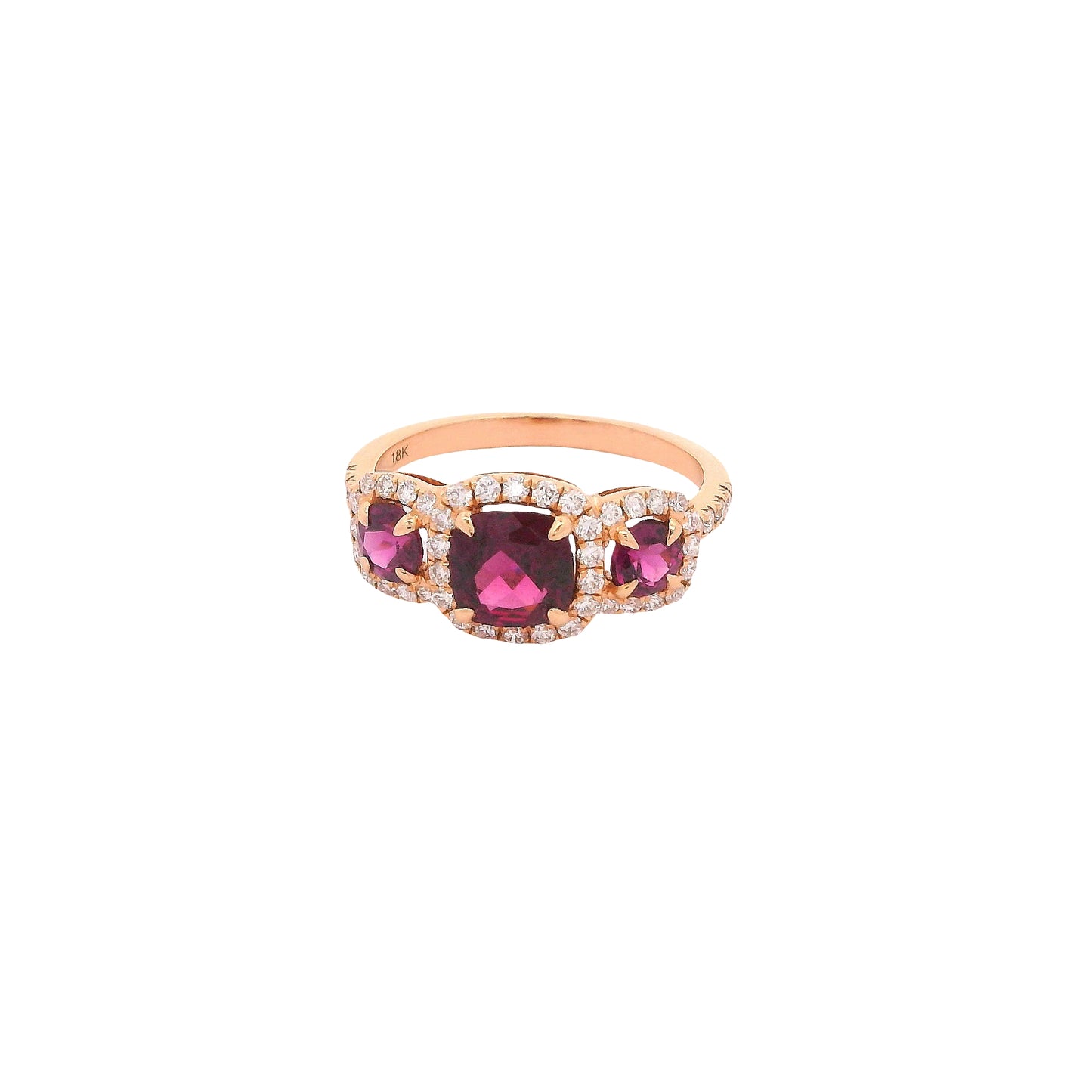 Rhodolite & Diamonds