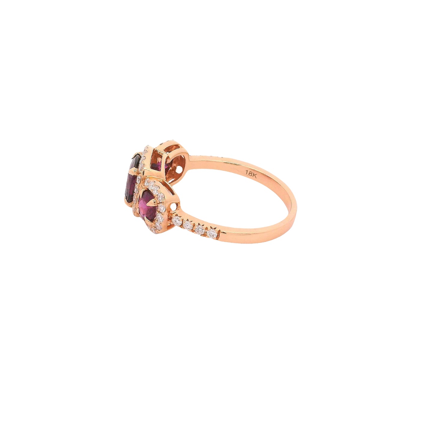 Rhodolite & Diamonds