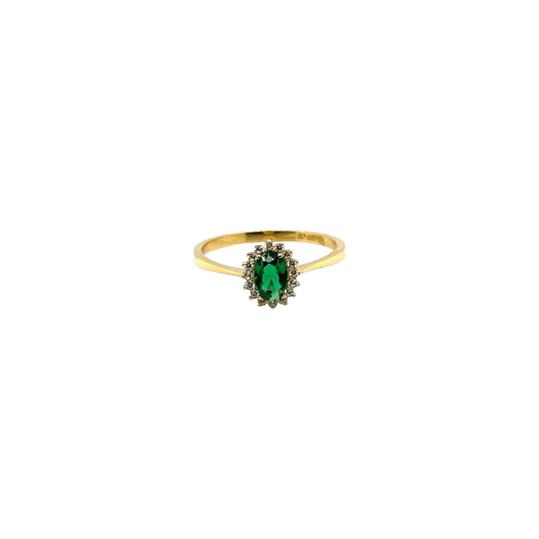 Emerald & Cubic Zirconia