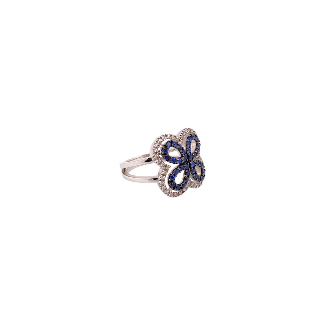Blue Sapphire & Diamond