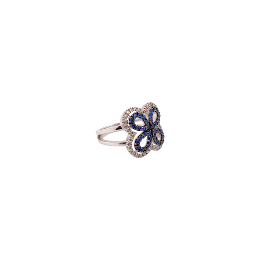 Blue Sapphire & Diamond