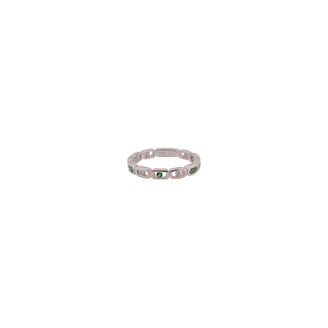 Tsavorite & Diamond