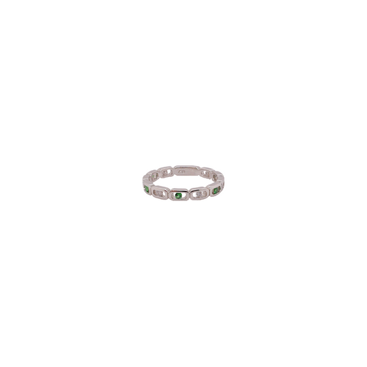 Tsavorite & Diamond