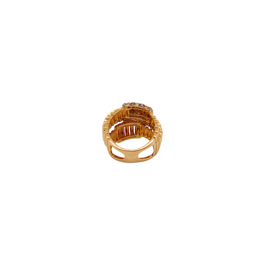 Diamonds & Gold Ring