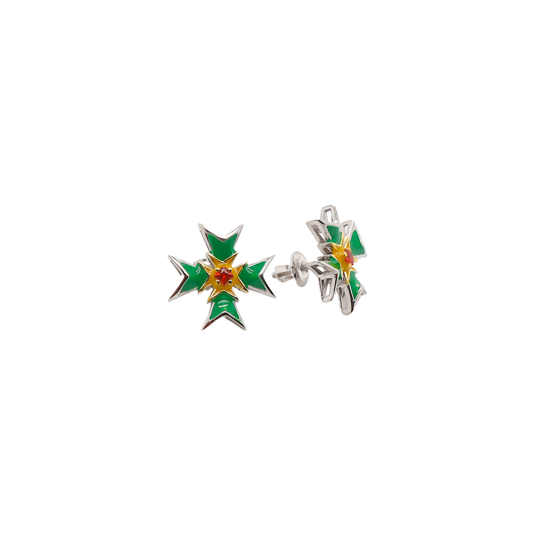 Enamel Earrings