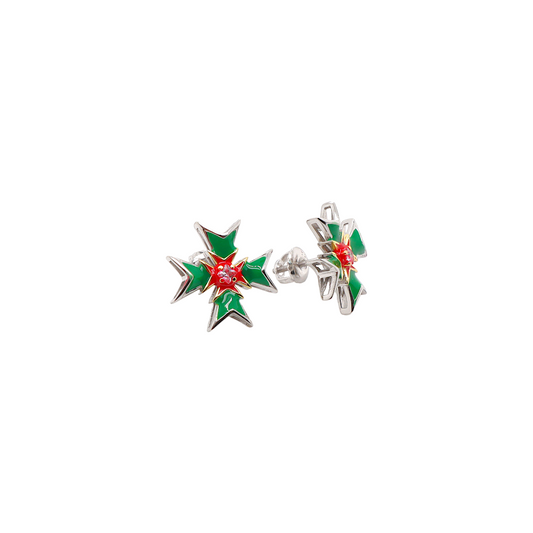 Enamel Earrings