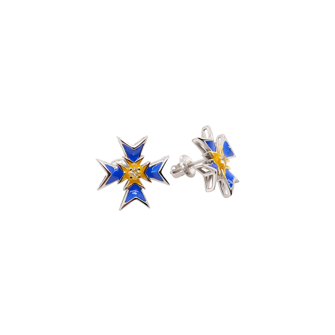 Enamel Earrings