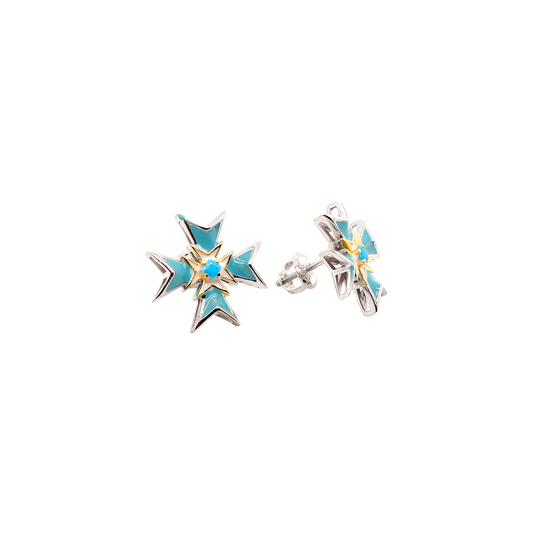 Enamel Earrings