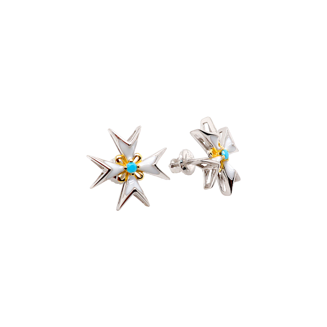 Enamel Earrings