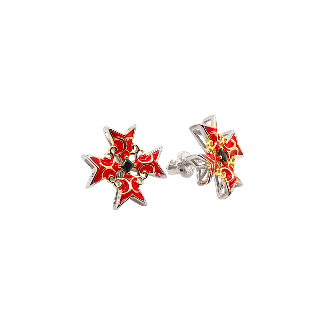 Enamel Earrings