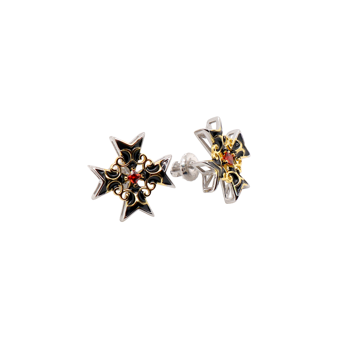 Enamel Earrings