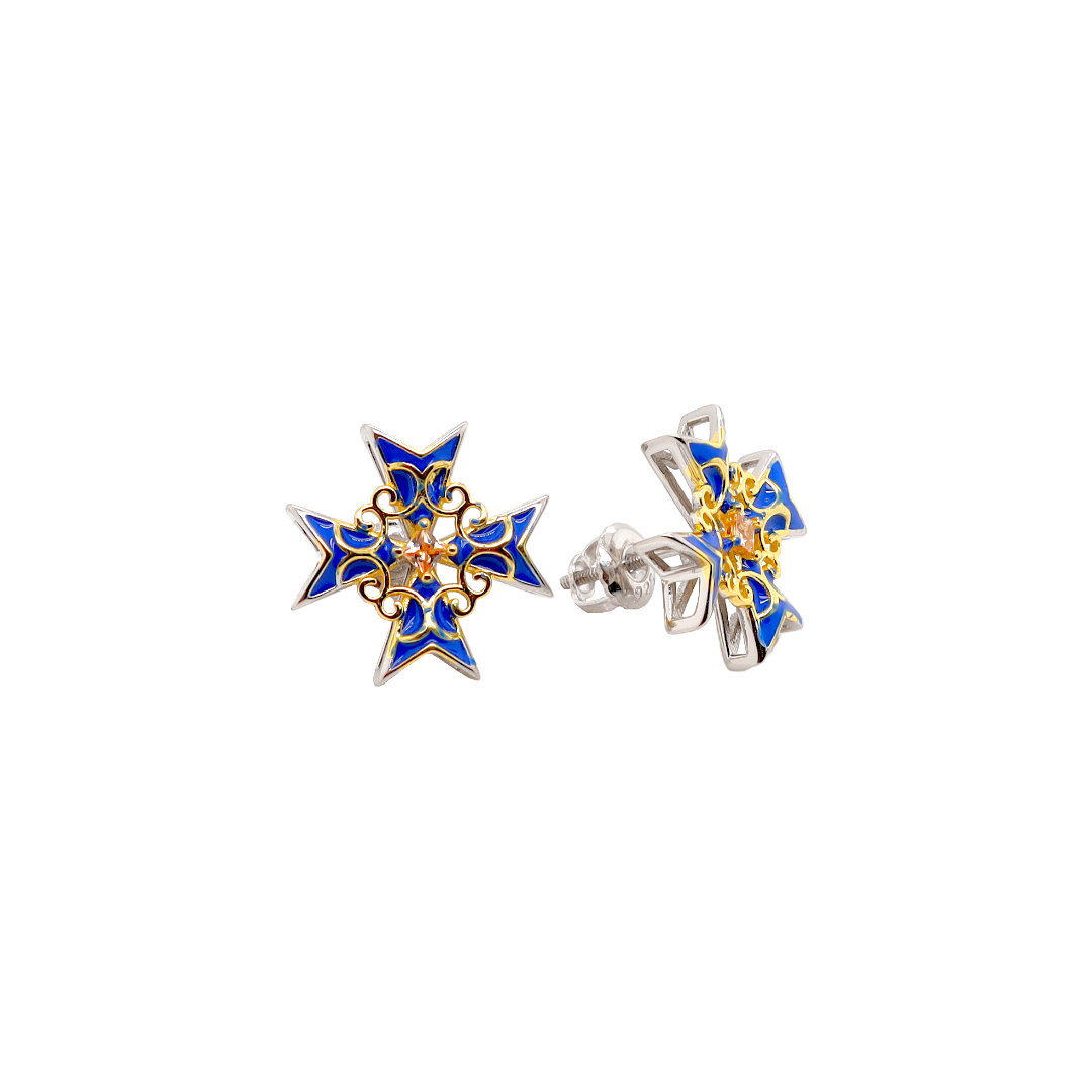 Enamel Earrings