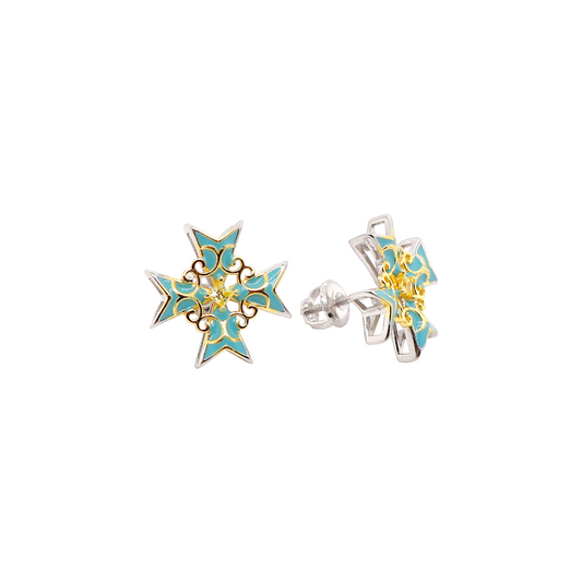Enamel Earrings