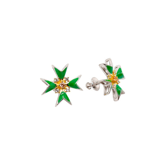 Enamel Earrings