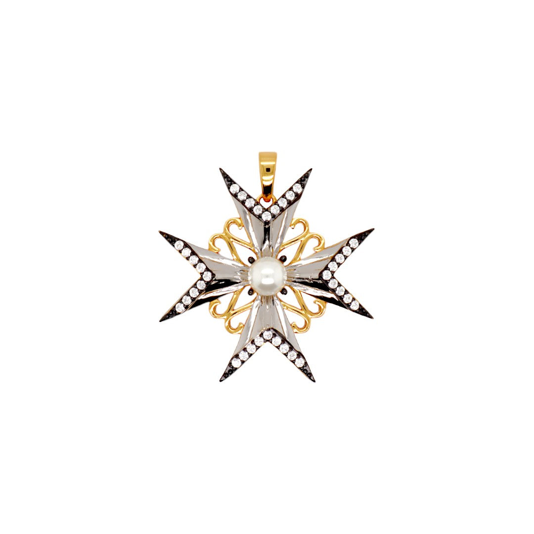 Pearl & Cubic Zirconia Pendant