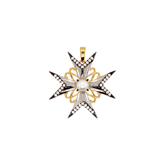 Pearl & Cubic Zirconia Pendant