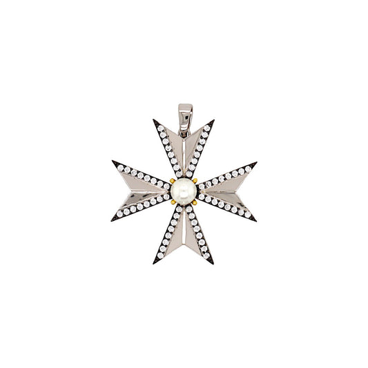 Pearl & Cubic Zirconia Pendant