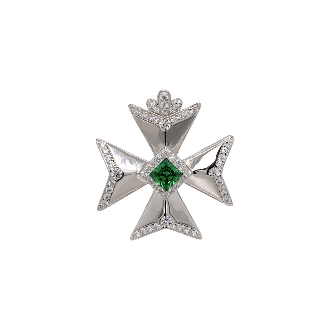 Cubic Zirconia Pendant/Brooch