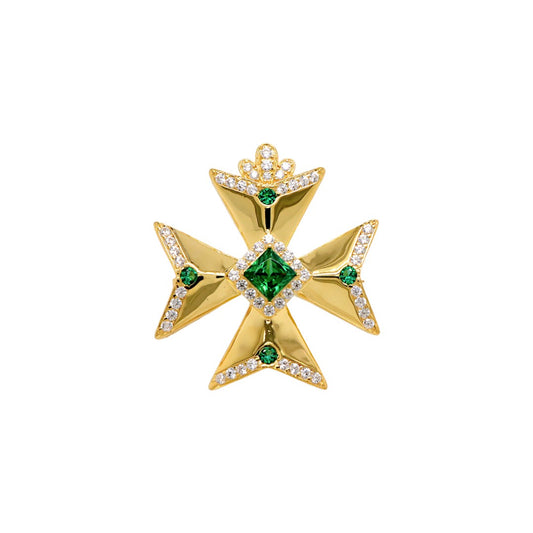 Cubic Zirconia Pendant/Brooch