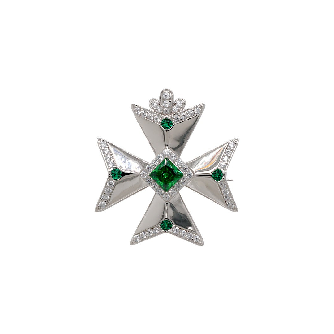 Cubic Zirconia Pendant/Brooch
