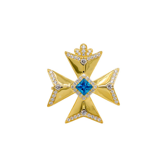 Cubic Zirconia Pendant/Brooch